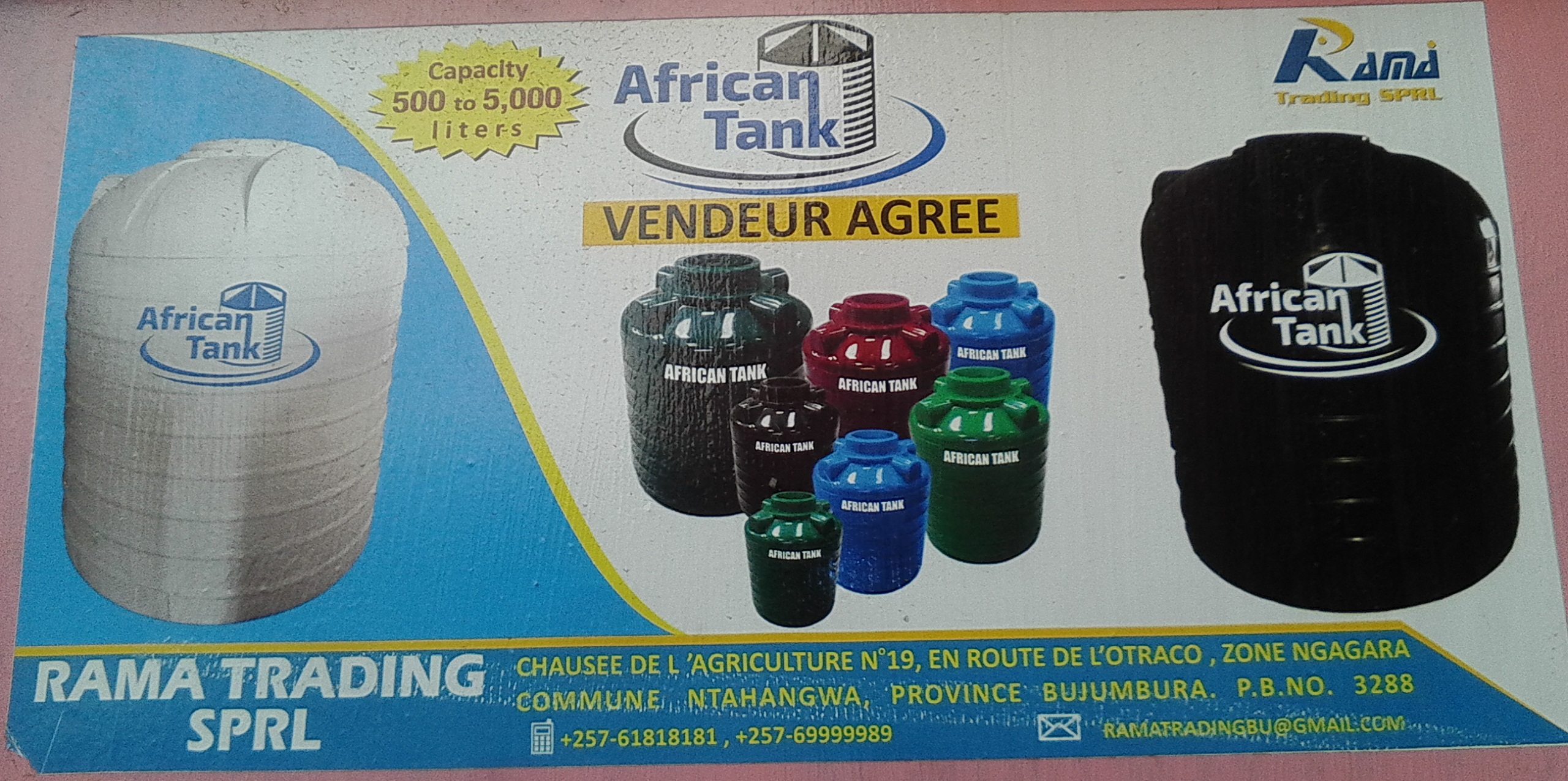 African tank ngagara